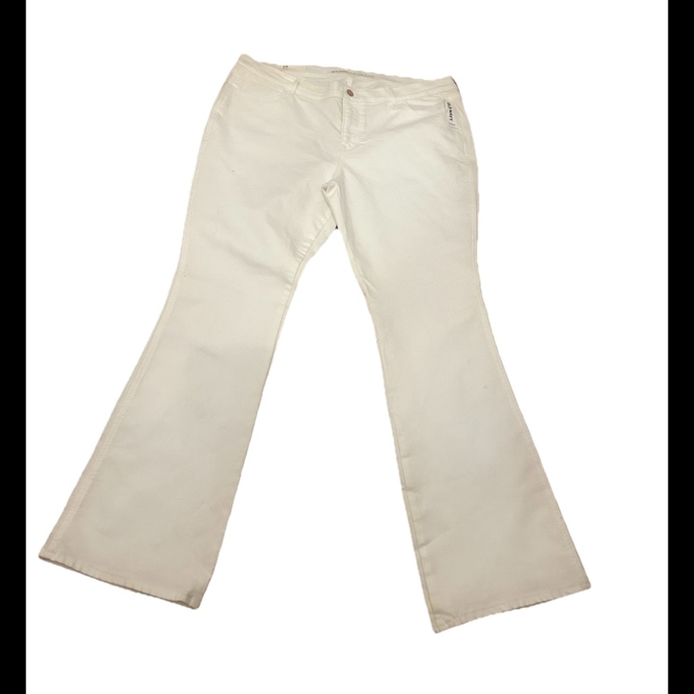 White Flared Pants